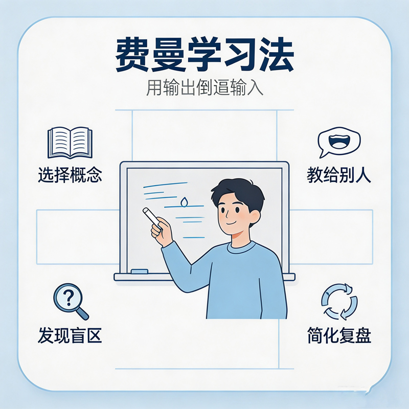 费曼学习法：高效吃透知识的底层