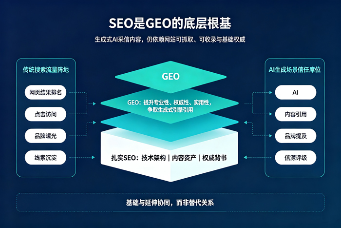 SEO是GEO的底层根基