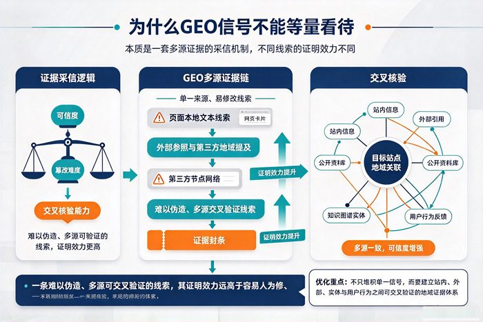 GEO 信号不是等量关系