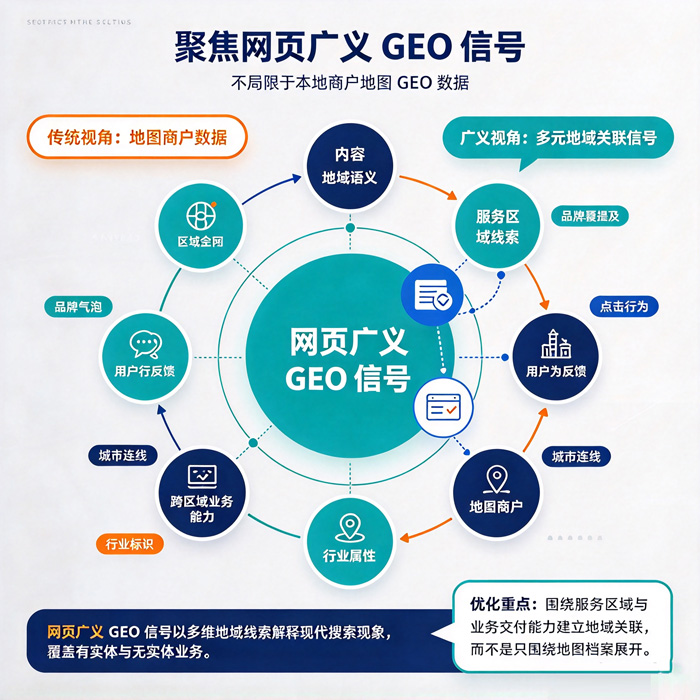 聚焦网页广义 GEO 信号，不局限于本地商户地图 GEO 数据 - 图1