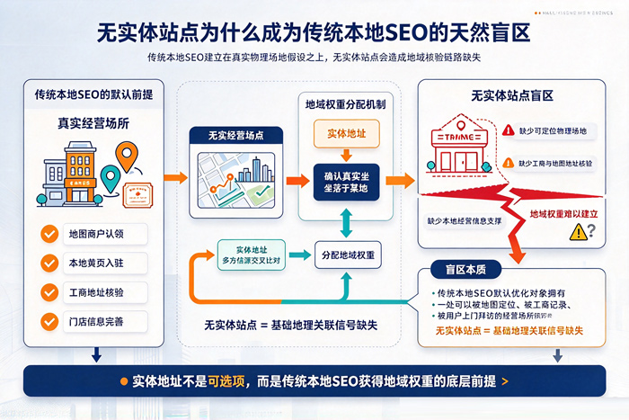 无实体站点为什么成为传统本地SEO的天然盲区